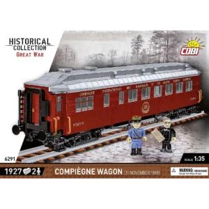 Cobi 6291 Compiègne Wagon (11 November 1918) — où acheter au meilleur tarif sur Planet-Brick (vue détail 2)