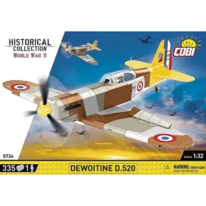 Cobi 5734 Dewoitine D.520 — comparateur de prix sur Planet-Brick (vue détail 1)
