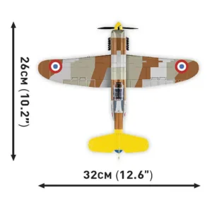 Cobi 5734 Dewoitine D.520 — comparatif marchands sur Planet-Brick (vue détail 7)