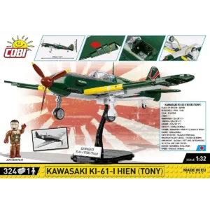 Cobi 5740 Kawasaki Ki-61-I Hien 'Tony' — bons plans et promos sur Planet-Brick (vue détail 3)