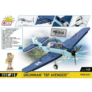 Cobi 5752 Grumman TBF Avenger — bons plans et promos sur Planet-Brick (vue détail 3)