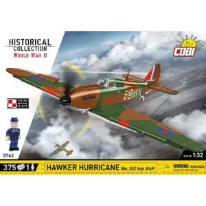 Cobi 5762 Hawker Hurricane (No.302 Sqn.RAF) — où acheter au meilleur tarif sur Planet-Brick (vue détail 2)