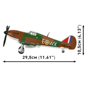Cobi 5762 Hawker Hurricane (No.302 Sqn.RAF) — comparatif marchands sur Planet-Brick (vue détail 7)