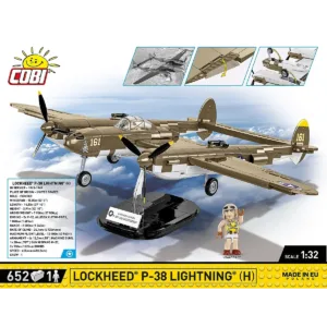 Cobi 5763 Lockheed P-38H Lightning — où acheter au meilleur tarif sur Planet-Brick (vue détail 2)