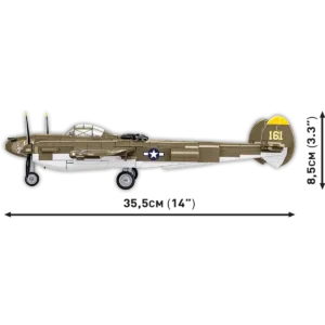 Cobi 5763 Lockheed P-38H Lightning — comparatif marchands sur Planet-Brick (vue détail 7)