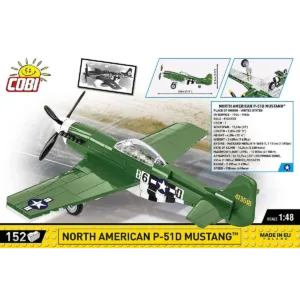 Cobi 5860 P-51D Mustang™ — comparez les prix sur Planet-Brick (vue détail 4)