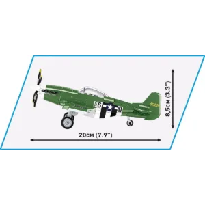 Cobi 5860 P-51D Mustang™ — prix le plus bas sur Planet-Brick (vue détail 6)