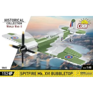 Cobi 5865 Spitfire Mk. XVI Bubbletop — comparateur de prix sur Planet-Brick (vue détail 1)