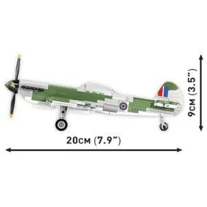 Cobi 5865 Spitfire Mk. XVI Bubbletop — meilleure offre du moment sur Planet-Brick (vue détail 5)