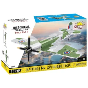 Cobi 5865 Spitfire Mk. XVI Bubbletop — comparatif marchands sur Planet-Brick (vue détail 7)