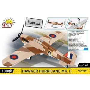 Cobi 5866 Hawker Hurricane Mk.1 — bons plans et promos sur Planet-Brick (vue détail 3)