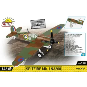 Cobi 5868 Spitfire Mk. I N3200 - Imperial War Museum Duxford — où acheter au meilleur tarif sur Planet-Brick (vue détail 2)