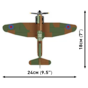 Cobi 5868 Spitfire Mk. I N3200 - Imperial War Museum Duxford — meilleure offre du moment sur Planet-Brick (vue détail 5)