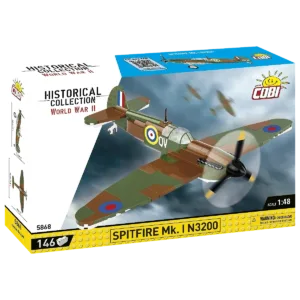 Cobi 5868 Spitfire Mk. I N3200 - Imperial War Museum Duxford — prix le plus bas sur Planet-Brick (vue détail 6)