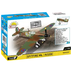Cobi 5868 Spitfire Mk. I N3200 - Imperial War Museum Duxford — comparatif marchands sur Planet-Brick (vue détail 7)