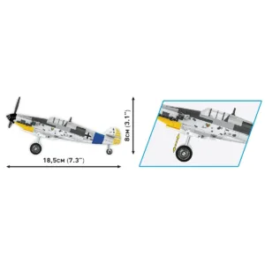 Cobi 5870 Messerschmitt Bf 109 G — prix le plus bas sur Planet-Brick (vue détail 6)
