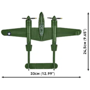 Cobi 5882 Lockheed P-38 Lightning — meilleure offre du moment sur Planet-Brick (vue détail 5)