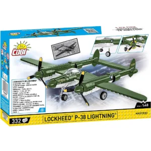 Cobi 5882 Lockheed P-38 Lightning — comparatif marchands sur Planet-Brick (vue détail 7)