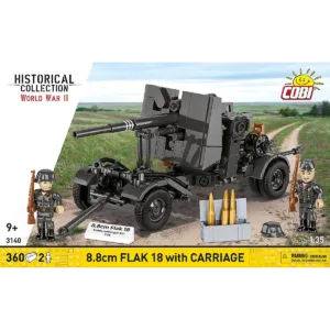 Cobi 3140 8.8 cm Flak 18 with Carriage — où acheter au meilleur tarif sur Planet-Brick (vue détail 2)