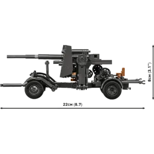 Cobi 3140 8.8 cm Flak 18 with Carriage — meilleure offre du moment sur Planet-Brick (vue détail 5)
