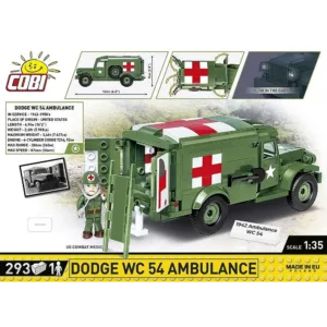 Cobi 2257 Dodge WC-54 Ambulance — où acheter au meilleur tarif sur Planet-Brick (vue détail 2)