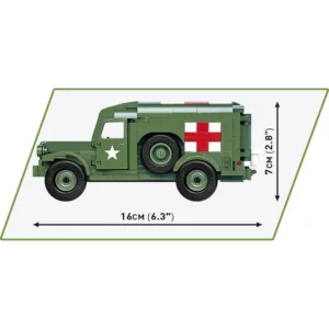 Cobi 2257 Dodge WC-54 Ambulance — meilleure offre du moment sur Planet-Brick (vue détail 5)