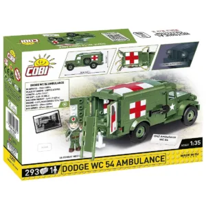 Cobi 2257 Dodge WC-54 Ambulance — comparatif marchands sur Planet-Brick (vue détail 7)