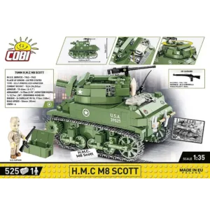 Cobi 2279 H.M.C M8 Scott — où acheter au meilleur tarif sur Planet-Brick (vue détail 2)