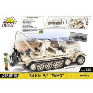 Cobi 2281 Sd.Kfz. 9/1 Famo — où acheter au meilleur tarif sur Planet-Brick (vue détail 2)