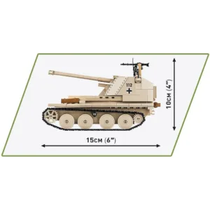 Cobi 2282 Marder III Ausf.M  (Sd.Kfz.138) — prix le plus bas sur Planet-Brick (vue détail 6)