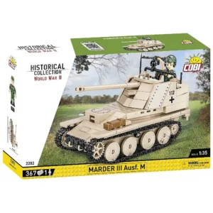 Cobi 2282 Marder III Ausf.M  (Sd.Kfz.138) — comparatif marchands sur Planet-Brick (vue détail 7)