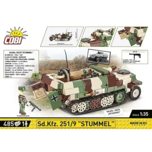 Cobi 2283 Sd.Kfz. 251/9 Stummel — où acheter au meilleur tarif sur Planet-Brick (vue détail 2)