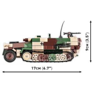 Cobi 2283 Sd.Kfz. 251/9 Stummel — prix le plus bas sur Planet-Brick (vue détail 6)