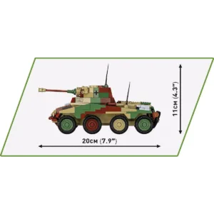 Cobi 2287 Sd.Kfz. 234/2 Puma — comparatif marchands sur Planet-Brick (vue détail 7)