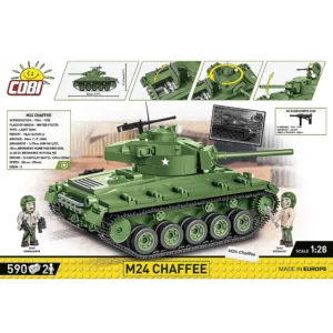 Cobi 2543 M24 Chaffee — où acheter au meilleur tarif sur Planet-Brick (vue détail 2)