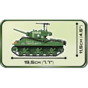Cobi 2550 Sherman M4A3E2 Jumbo — bons plans et promos sur Planet-Brick (vue détail 3)