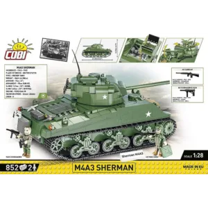 Cobi 2570 M4A3 Sherman — où acheter au meilleur tarif sur Planet-Brick (vue détail 2)