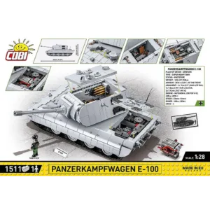 Cobi 2572 Panzerkampfwagen E-100 — bons plans et promos sur Planet-Brick (vue détail 3)