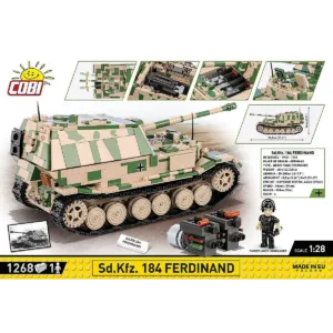Cobi 2583 Sd.Kfz. 184 Ferdinand — bons plans et promos sur Planet-Brick (vue détail 3)