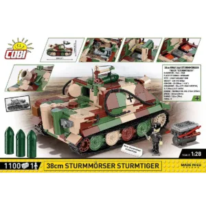 Cobi 2585 38 cm Sturmmörser Sturmtiger — bons plans et promos sur Planet-Brick (vue détail 3)