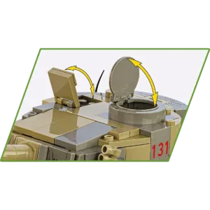 Cobi 2588 Panzer VI Tiger no131 — comparatif marchands sur Planet-Brick (vue détail 7)