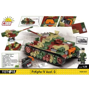 Cobi 2592 PzKpfw IV Ausf. G — bons plans et promos sur Planet-Brick (vue détail 3)