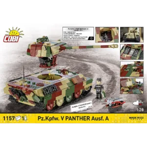 Cobi 2654 Pz.Kpfw. V Panther Ausf. A — bons plans et promos sur Planet-Brick (vue détail 3)