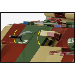Cobi 2654 Pz.Kpfw. V Panther Ausf. A — comparatif marchands sur Planet-Brick (vue détail 7)