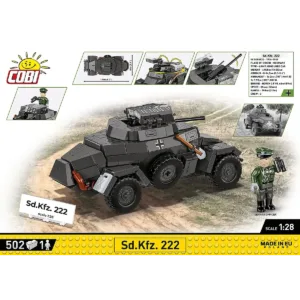 Cobi 2657 Sd.Kfz. 222 — comparez les prix sur Planet-Brick (vue détail 4)