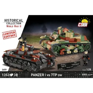 Cobi 2659 Panzer I vs 7TP DW (September 1939) - Limited Edition — où acheter au meilleur tarif sur Planet-Brick (vue détail 2)