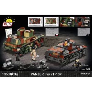 Cobi 2659 Panzer I vs 7TP DW (September 1939) - Limited Edition — bons plans et promos sur Planet-Brick (vue détail 3)