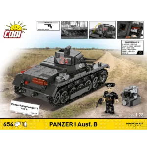 Cobi 2660 Panzer I Ausf.B — bons plans et promos sur Planet-Brick (vue détail 3)