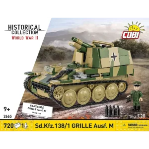 Cobi 2665 Sd.Kfz. 138/1 Grille Ausf. M — où acheter au meilleur tarif sur Planet-Brick (vue détail 2)