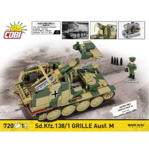 Cobi 2665 Sd.Kfz. 138/1 Grille Ausf. M — bons plans et promos sur Planet-Brick (vue détail 3)